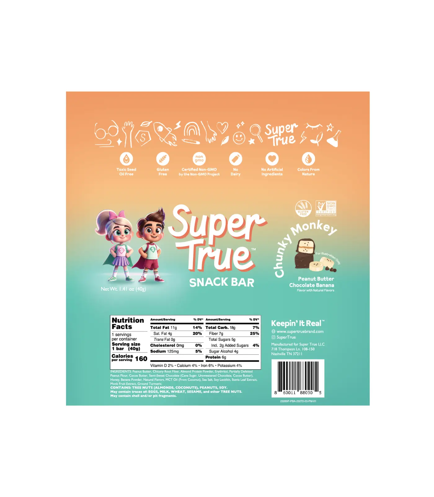 SUPERTRUE - SNACK BAR - CHUNKY MONKEY - 5